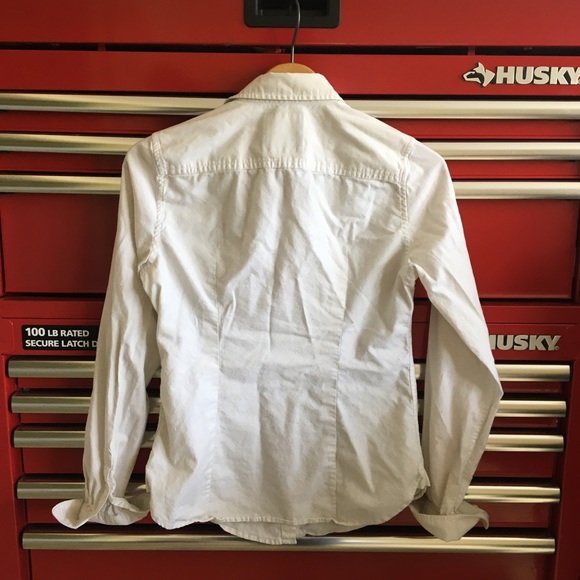 White AE Oxford Shirt - Picture 3 of 4